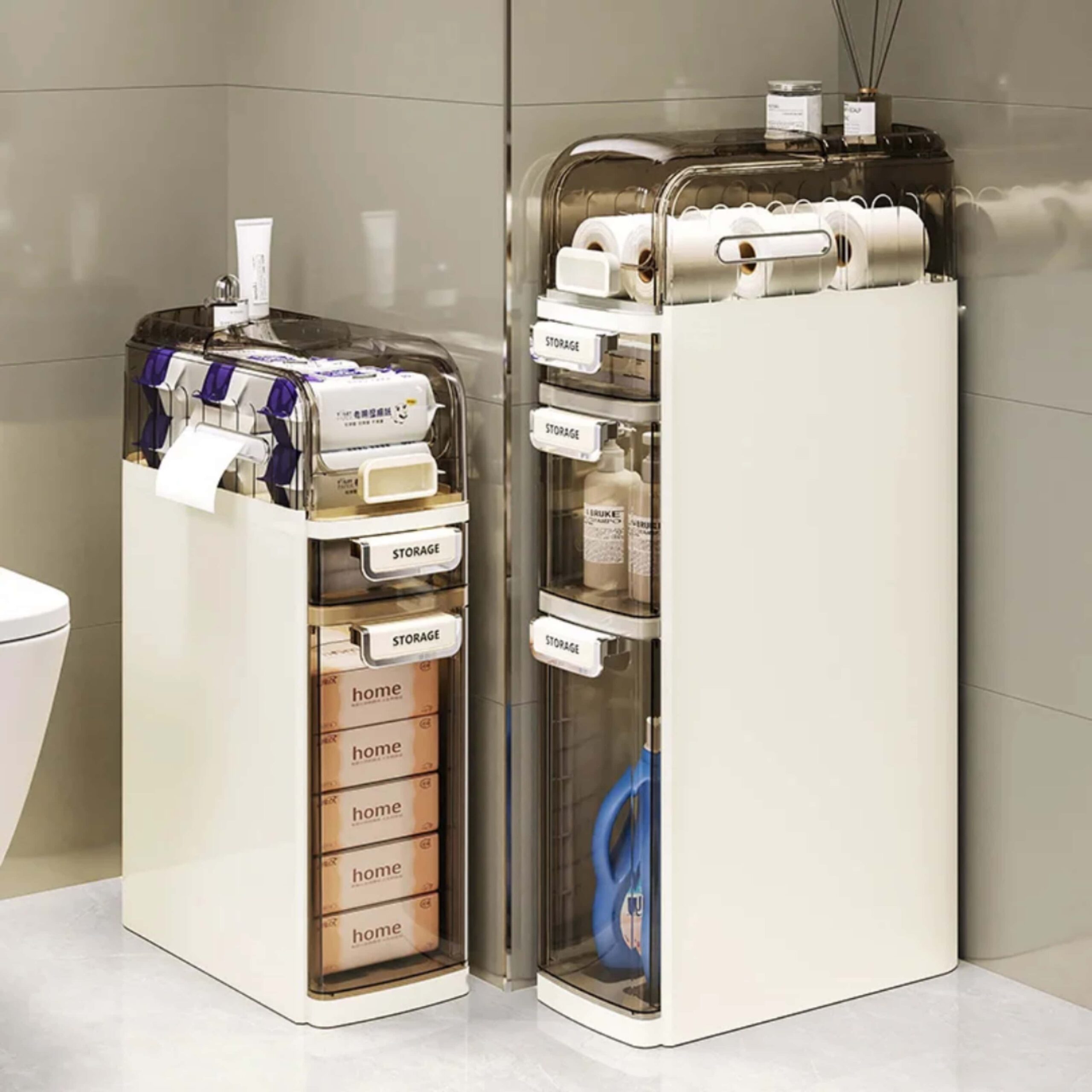 Mueble armario multiuso con ruedas